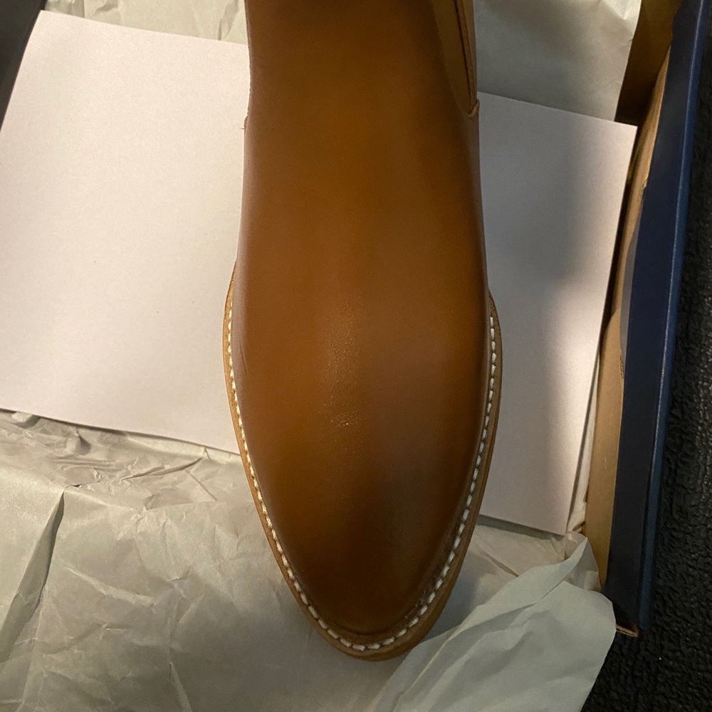 Cole Haan Go-To Leather Chelsea Boots Color: BISON - Picture 7 of 8
